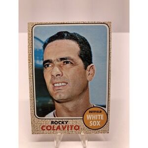 1968 Topps Baseball Rocky Colavito Chicago White Sox Card #99